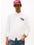 Bisiklet Yaka Beyaz Erkek Sweatshırt DM0DM21640YBL Tjm Reg Stack Crew Ex 2
