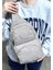 Su Geçirmez Kumaş Bej Unisex Body Bag Çapraz Omuz Çantası 3