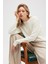 Zoey Mini Kabartma Örgülü Triko Hırka - Ekru 5