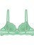 Anna 2735 Dantelli Dekolte Dolgulu Push-Up Sütyen ve Külot Takımı- Yeşil 4