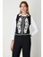 Kadın Işlemeli Triko Yelek 60919 Siyah 1