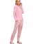 Kadın Modal Pamuk Kısa Kollu Tişört & Cepli Pantolon Pijama Takımı 1
