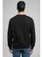 Noahes Erkek O Yaka Sweatshirt Siyah 2