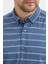 Kaşmir Karışımlı Dikey Çizgili Regular Fit Uzun Kollu Erkek Gömlek 4