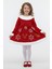 Kız Çocuk Elbise Baskılı Noellik Kışlık 1
