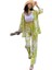 Alt Üst Takım Kimono- Desenli-Yeşil 1