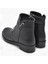 19802 Tam Ortopedik Siyah Hakiki Deri Kadın Bot Fermuarlı Kışlık Deri Kadın Bot 5