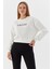Penguen Işlemeli Sweatshirt Ekru 2