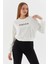Penguen Işlemeli Sweatshirt Ekru 3