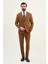 Dokulu Slim Fit Mono Yaka Erkek Takım Elbise 3