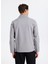 Cn 10901 Bast Softshell Gri Regular Fit Düz Erkek Zip Ceket 5