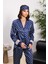 Saten Kadın Pijama Takımı - 1320 Lacivert 2