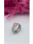 Paraiba Montür Toz Pembe Gurmet Yüzük 925 Ayar Gümüş 5
