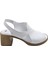 Cristallo - Kadın Topuklu Sandalet - Beyaz - 40 1