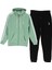 Kız Çocuk 3 Iplik-Fermuarlı-Kapüşonlu-Kanguru Cepli Eşofman Takımı 12-16 Yaş 12376 1