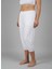 Uzun Paçalı Şalvar Kadın Külot Paçası Lastikli 2'li Paket Battal Büyük Beden Beyaz - Doğanyıldız 3