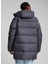 62646669 Protective Down Parka Gala Gri Düz Erkek Mont 4