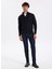 Normal Bel Açık Paça Paça Slim Fit Koyu Lacivert Erkek Pantolon Cıty- 4 2