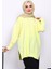 Sarı Bisiklet Yaka Soğuk İplik Triko Tunik 1