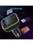 Araç Fm Transmitter Bluetooth USB Mp3 Sd Kart Çakmaklık Girişli 7 Renk LED Işıklı Araç Kiti 4