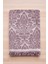 2 Parça Jakarlı Banyo Havlu Takımı &AMP;#37;100 Pamuklu 90X150 cm Arden Mor 2