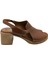 Cristallo - Kadın Topuklu Sandalet - Taba - 39 1