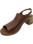 Cristallo - Kadın Topuklu Sandalet - Taba - 39 3