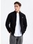 Cn 10904 Pıer Polar Fz Siyah Regular Fit Düz Erkek Zip Ceket 3