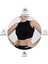 Sıfır Kollu Büstiyer Kısa Penye Crop T-Shirt 5