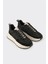 Siyah Deri Kadın Spor Ayakkabı 2