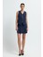 Pileli Mini Etek Lacivert 12742952006 1