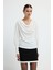 Degaje Yaka Uzun Kol Bluz Kemik 11544687001 1