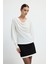 Degaje Yaka Uzun Kol Bluz Kemik 11544687001 4