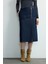 Fermuarlı Denim Etek Lacivert 127M2274000 2