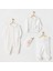 AC24501 Petit Love Newborn Tüllü 4 Parça Set Ekru 1