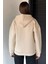 Kadın Üç Iplik Şardonlu Kapüşonlu Sweatshirt P-00019011 4