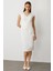 Beli Kuşaklı Midi Boy Gece Elbisesi 4