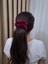 Kadın 3’lü Fiyonk Saç Tokası Seti + Scrunchie Hediyeli - Asil Şarap 4