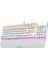 KB-R86 Umbra Beyaz USB Rainbow Aydınlatmalı Blue Switch Us Layout English Mekanik Gaming Oyuncu Klavye 3