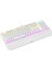 KB-R86 Umbra Beyaz USB Rainbow Aydınlatmalı Blue Switch Us Layout English Mekanik Gaming Oyuncu Klavye 4