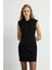 Cepli Çakım Detaylı Elbise Siyah 12445712000 4