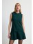Düz Elbise Yesil 12445738000 1