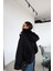 Oversize Kapişonlu Crop Ceket 2