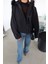 Oversize Kapişonlu Crop Ceket 5