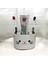 Hello Kitty Tarzı Kedi Figürlü Diş Fırçalığı ve Macunluk | Sevimli 3D Baskı Banyo Düzenleyici Organizer 1