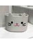 Hello Kitty Tarzı Kedi Figürlü Diş Fırçalığı ve Macunluk | Sevimli 3D Baskı Banyo Düzenleyici Organizer 4