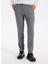 Normal Bel Açık Paça Paça Slim Fit Gri Erkek Pantolon Cıty- 2 3