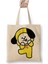BT21 Chimmy Bts Beyaz Bez Çanta Uzun Saplı Alışveriş Çantası Plaj Çantası 1