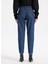 Yüksek Bel Düz Paça Mom Fit Indigo Kadın Denim Pantolon J5WL-PNT7030 5