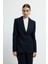 Çizgili Blazer Ceket C.lacivert 11944644001 1
